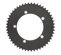 GZXXB Plato Bicicleta Montaña Bicycle Chainring 130 BCD Cadena de la Velocidad una Sola Cadena Caminata Bicicleta 44T 46T 48T 50T 52T 53T(50T Black)