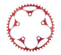 GZXXB Plato Bicicleta Montaña Cadena de Dientes Anchos y Estrechos for Bicicleta montaña, 110 BCD, piñón 36T a 58T, manivela, Corona Juego bielas, Piezas Accesorios(48T Red and Screw)