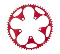 GZXXB Plato Bicicleta Montaña Cadena de Dientes Anchos y Estrechos for Bicicleta montaña, 110 BCD, piñón 36T a 58T, manivela, Corona Juego bielas, Piezas Accesorios(58T Red and Screw)