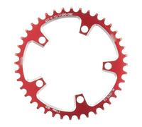 GZXXB Plato Bicicleta Montaña Cadena de Dientes Anchos y Estrechos for Bicicleta montaña, 110 BCD, piñón 36T a 58T, manivela, Corona Juego bielas, Piezas Accesorios(40T Red and Screw)