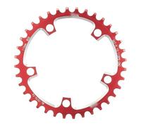 GZXXB Plato Bicicleta Montaña Cadena de Dientes Anchos y Estrechos for Bicicleta montaña, 110 BCD, piñón 36T a 58T, manivela, Corona Juego bielas, Piezas Accesorios(36T Red and Screw)