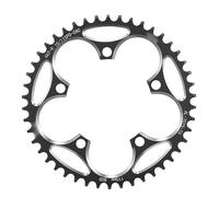 GZXXB Plato Bicicleta Montaña Cadena de Dientes Anchos y Estrechos for Bicicleta montaña, 110 BCD, piñón 36T a 58T, manivela, Corona Juego bielas, Piezas Accesorios(46T Black and Screw)