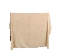 GZXXB Toallas Baño Grandes Extra Large Toalla Baño Grande Microfibra Gruesa 180x200cm,Absorbente,Secado Rápido,Multifuncional,for Natación,Fitness,Deportes,salón Belleza(Beige,100X200CM)