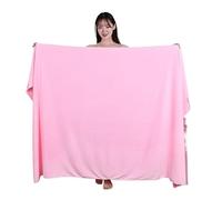 GZXXB Toallas Baño Grandes Extra Large Toalla de baño Microfibra Grande y Gruesa 180 x 200 cm, Absorbente Secado rápido, Multifuncional, for natación, Fitness Deportes(Light Pink,180X200cm)