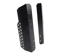GZYF 1 Pair M506-B028-SIL Front Fork Shock Absorber Pertection Cover Fork Guards Aluminium Alloy Black For Scrambler 400X 2023-2025