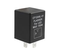 GZYF 1 Pc 2 Pins 12 V Car Flash Relay Black For Universal fits car motorcycle, Not fit SUV