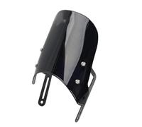 GZYF 1 Set Pmma Motorcycle Frame Parts Front Windscreen Windshield Black For T100 2003-2017, For Thruxton 900 2003-2015