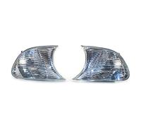 GZYF Car Auto Front Corner Light Shell Housing Replacement Clear Lens for BMW 3 Series E46 2-Door 323Ci 325Ci 328Ci 330Ci 2000-2001, Left & Right Side