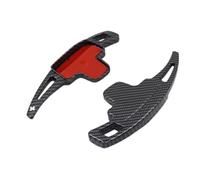 GZYF Cubierta de extensión de cambio de marchas del volante ABS de fibra de carbono negra para Clase A/B/C/E/M/R/CLA/CLS/GL/SLK 2011-2017