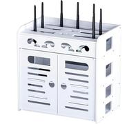 GZYHDC Caja de almacenamiento para enrutador, Router Router WiFi Router Caja de almacenamiento Set-Top Box Rack Multi-Layer Rack Sala de estar Dormitorio Escritorio Organizador Caja de Enfriamiento y