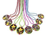 GZYSSL 16 cuentas mexicanas del Cinco de Mayo para fiestas de cumpleaños, decoraciones para medallas del Cinco de Mayo, suministros para fiestas de carnaval