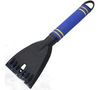 GZYULAN Rascador Hielo Coche,Rasqueta Hielo Coche,Rascador de Hielo para Luna de Coche,Raspador Hielo Coche,Material ABS,Agarre Suave Antideslizante (Azul)