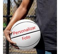 GZYZXP Baloncesto, Personalizada Foto con Nombre, Edad y Texto, Ideal para jouvenes y Adultos para Entrenar y Jugar, Interior Al Aire Libre Balon Baloncesto, Regalo Ideal