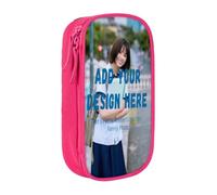 GZYZXP Estuche Personalizado con Foto y Texto, Estuche para Lápices de Doble Compartimento y Gran Capacidad, Dise o Personalizable, para Colegio, Viaje y Maquillaje, Idea de Regalo Original