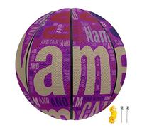 GZYZXP Pelota de Baloncesto, Personalizado Nombre Basketball, Infantil Adultos Jóvenes Balon Basquet, para niños y jouvenes para Entrenar y Jugar, Balón de Baloncesto Exteriores y Interior