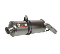 H.026.LX1 - Silenciador Escape Mivv Oval Inox Honda CBF 600 04/10 Aprobado