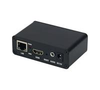 H.265 H.264 Red Video Decoder HDMI 1080P Streaming Decoder Support RTMP RTSP HTTP UDP HLS LAN Video Decoder mit USB Media Playback for Digital Signage