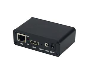 H.265 H.264 Red Video Decoder HDMI 1080P Streaming Decoder Support RTMP RTSP HTTP UDP HLS LAN Video Decoder mit USB Media Playback for Digital Signage