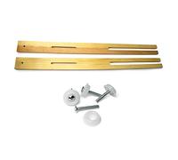 H-BOLT Juego de 2 puntales de cabecera de Madera de Repuesto de Ajuste Universal - Preperforados con Accesorios, Disponibles en 24"/ 61cm y 30"/ 76cm - Incluye Pernos y Arandelas M8 para una fácil i