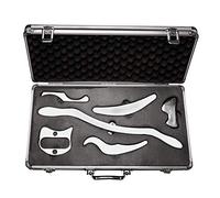 H-Brotaco Juego de herramientas de masaje para raspar Gua Sha de acero inoxidable, herramientas IAST, gran herramienta de movilización de tejidos blandos (6 juegos)