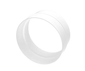 H&C VENT Conector de Brida para Ventilación 125mm │ Conectores de Tubo PVC Flexible o Aluminio Manguera Conducto │ Placa de Pared │ Extractor Cocina Tubo Aire Acondicionado Secadora Rejilla Ventilador