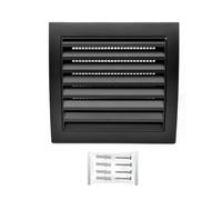 H&C VENT Rejilla Ventilación de 150 x 150mm │ Extractor de Baño Cocina │ Rejilla Aire Acondicionado Conductos Pared Techo AC Ventilador HVAC Tubo PVC │ Cubiertas de Ventilacion Cuadrada con Mosquitera
