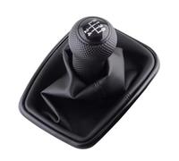 H Compatible Con Para Golf 4 2003 2004 2005 2006 2007 2008 Estilo De Coche De 5 Y 6 Velocidades Pomo De Cambio De Marchas Palanca Adaptador De Funda De Fuelle(Black,5Speed)