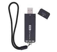 H&D Hyaline&Dora M.2 NVME PCIe SSD Enclosure to USB3.1 Type-A Gen 2 M.2 SSD Enclosure PCIe NVMe Hard Disk External 2242 2230 SSD Case (Black)