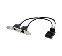 H&D Hyaline&Dora Mini PCIE to Dual Gigabit Ethernet mpcie to 2 Ports 100/1000M LAN Card Inter Chipset Intel 82583+AMS1182E