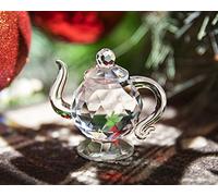 H&D HYALINE & DORA Tetera de cristal de cristal de la colección de mesa de la decoración del hogar y la