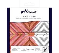 H Dupont DUPECLHD001C - Echarpe 100% soie - 180x43cm Triangles