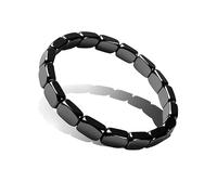 H-emys - Pulsera de hematita para hombre, pulsera H-emys para hombre, enfocado, fuerte y listo para enfrentarse a cualquier cosa, hematita para hombres, pulsera para hombres y mujeres