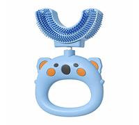 H.eternal Koala Protector dental infantil en forma de U, cepillo de dientes de silicona para niños, cepillo de dientes desechable eléctrico