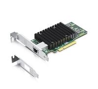 H!Fiber.com 10G Tarjeta de Red Ethernet,RJ45 Nic,10GbE CNA,función Compatible con X540-T1,with Intel X540-BT1 Controller,Soporte Windows Server/Linux/VMware (Not Soporte Mac)