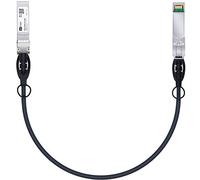 H!Fiber.com 10Gb/s SFP+ DAC Cable, 0.5m (1.6ft), 10GBase-CU pasivo de Cobre Directo Twinax SFP + Cable, para Cisco SFP-H10GB-CU0.5M, Ubiquiti,Netgear y Otros Switches y Nic