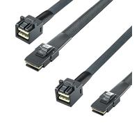 H!Fiber.com Cable interno Mini SAS HD SFF-8643 a SFF-8087, 100 ohmios, 0,5 m (1,6 pies), 2pack