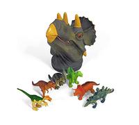 H GROSSMAN HGL SV21002 - Cabeza de Triceratops - XL - Relleno de 6 Grandes Dinosaurios