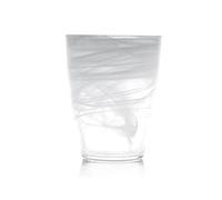 H&H 6 copas en cristal de alabastro blanco cl35