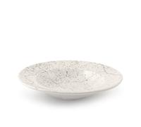 H&H 6 Platos De Pasta De Porcelana Dura Con Borde Reforzado. Diámetro Cm
