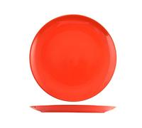 H&H 6 platos de stoneware denver rojo plano 26