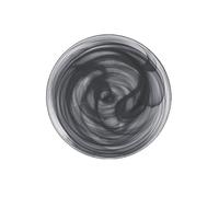H&H 6 platos planos de vidrio de alabastro negro 27.5 cm (2798)