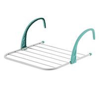 H&H 7411105 Pengo Termo gocciolo 5 Tendedero Aluminio, Blanco, 43 x 3 x 61 cm