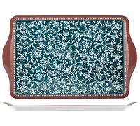 H&H 8783646 Bandeja Grace, melamina, Verde, 46,5 x 29,5 cm