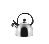 H&H 8841500 Hervidor con silbato, acero inoxidable, 1,5 l, inducción, inoxidable