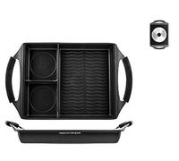 H&h alessandro borghese essential bistecchiera, antiaderente