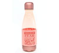 H & H - Botella de agua reutilizable con funda de nombre personalizada Sharon, 500 ml, no tóxica, para correr, gimnasio, yoga, al aire libre y acampada