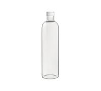 H&H Botella De Vidrio Borosilicato Transparente Con Tapón Con Junta Lt