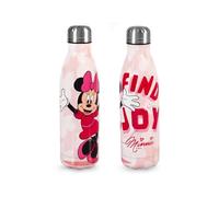 H&H Botella térmica para niña, para niños y adultos, botella de acero inoxidable, decoración Minnie Joy - 0,5 l, aislamiento térmico, diseño único, ideal para deporte y tiempo libre, idea regalo