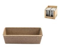 H&H CACAO Pack 3 moldes de papel antiadherente para Plumcake 17 x 8 x 5 cm, Beige