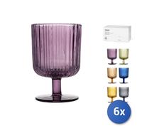 H&H Calices Lyric De Vidrio Colores Surtidos 6x CL260